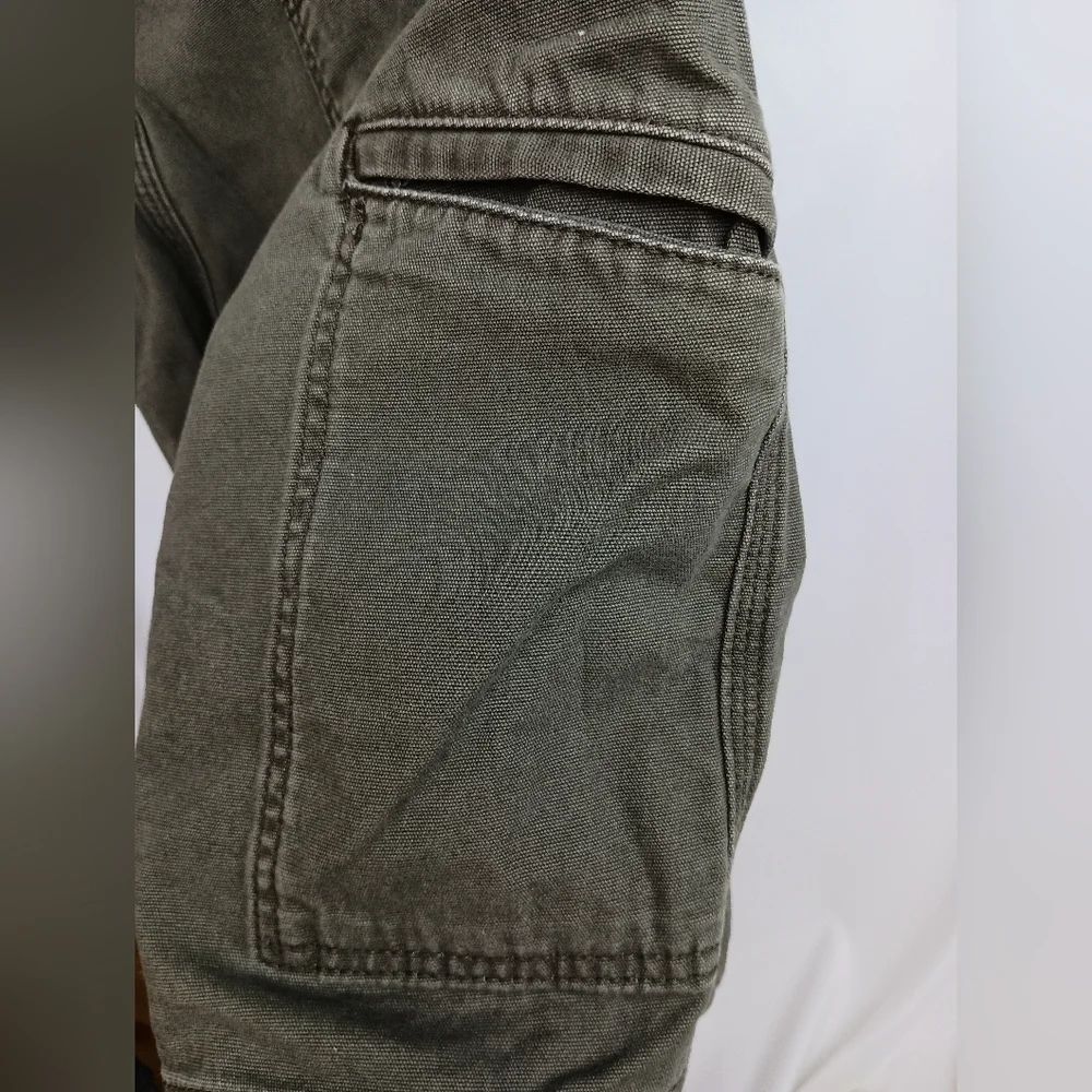 CARHARTT Green Cargo‎ Shorts Durable Relaxed Fit (#1,427)